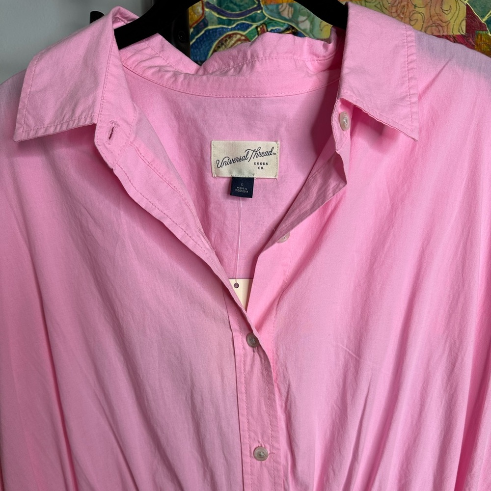 Great maxi dress in pink!  Size L. Never worn. NWT. - Picture 2 of 10